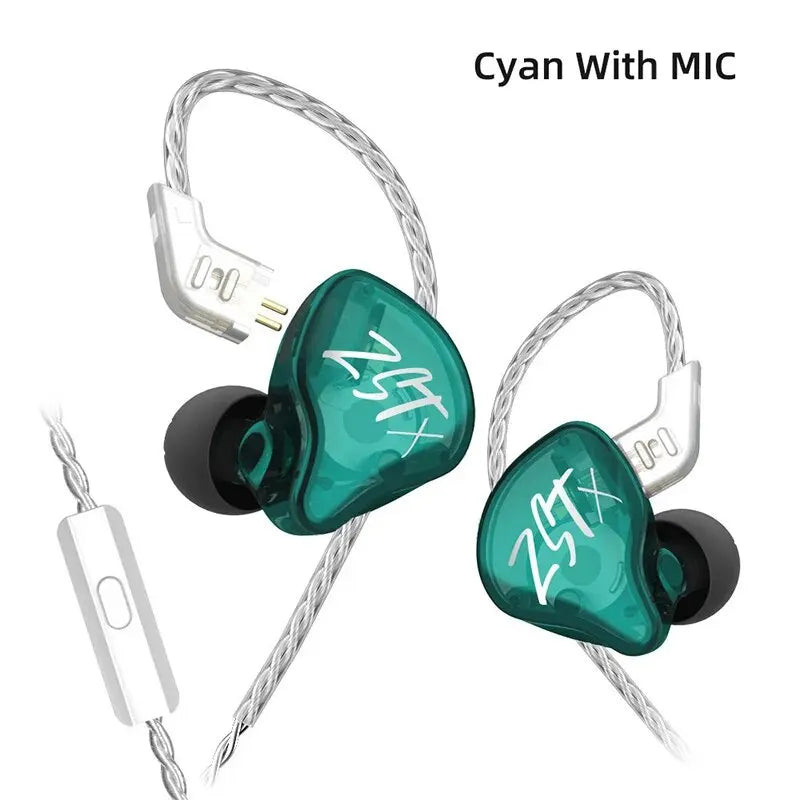 In-Ear Earphones Noise-Cancelling Headset With 2-Pin Replaceable Cable
