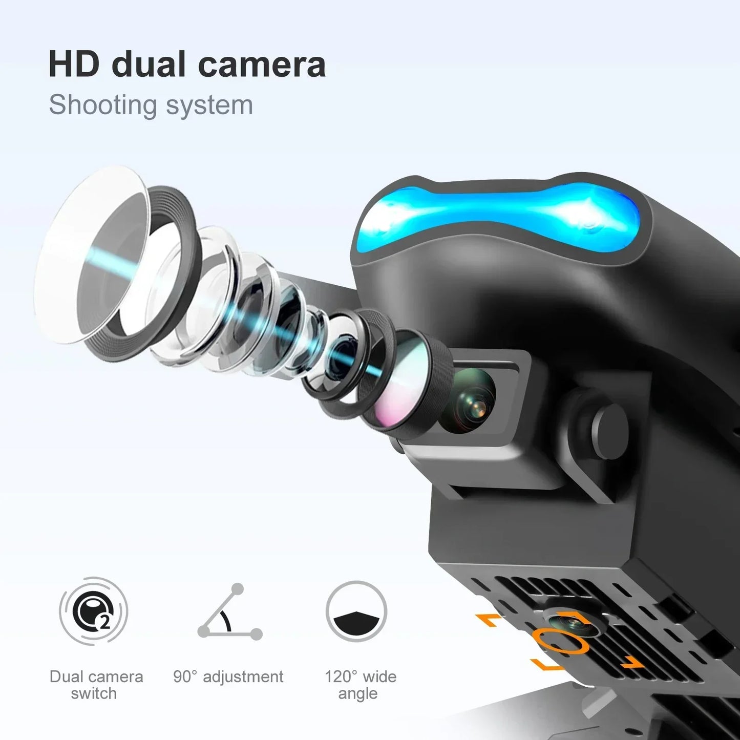 Pro HD 4K Drone with Dual Camera WiFi Drone