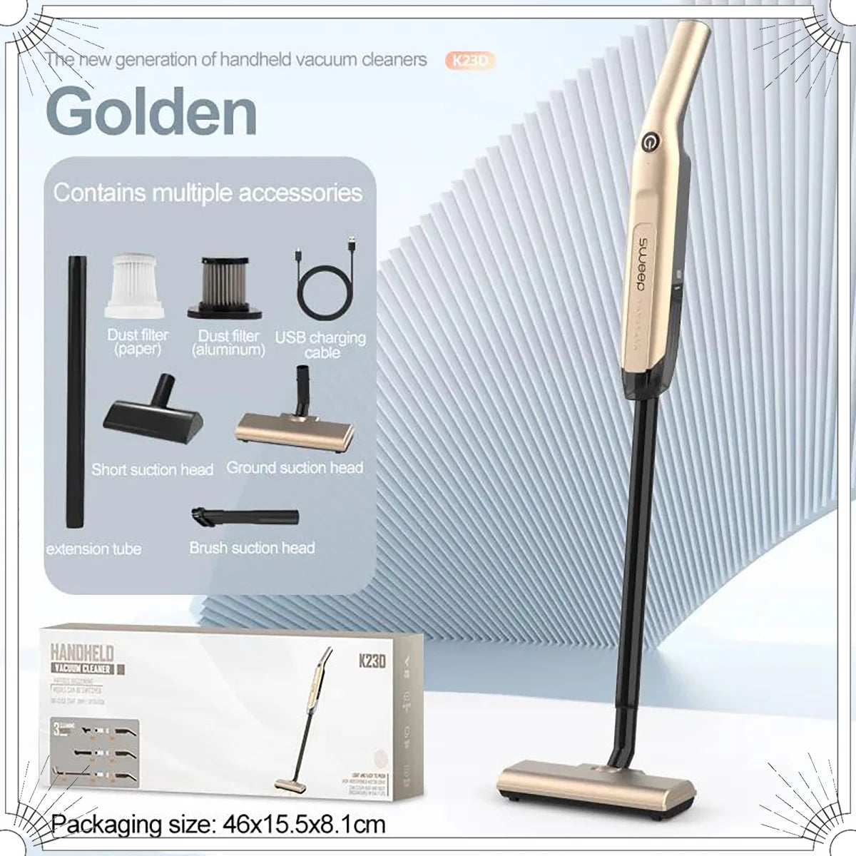 Powerful Handheld Cordless Cleaning Vacuum Cleaner