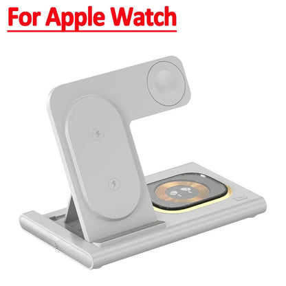 15W Wireless Charger Stand 3 in 1 For iPhone